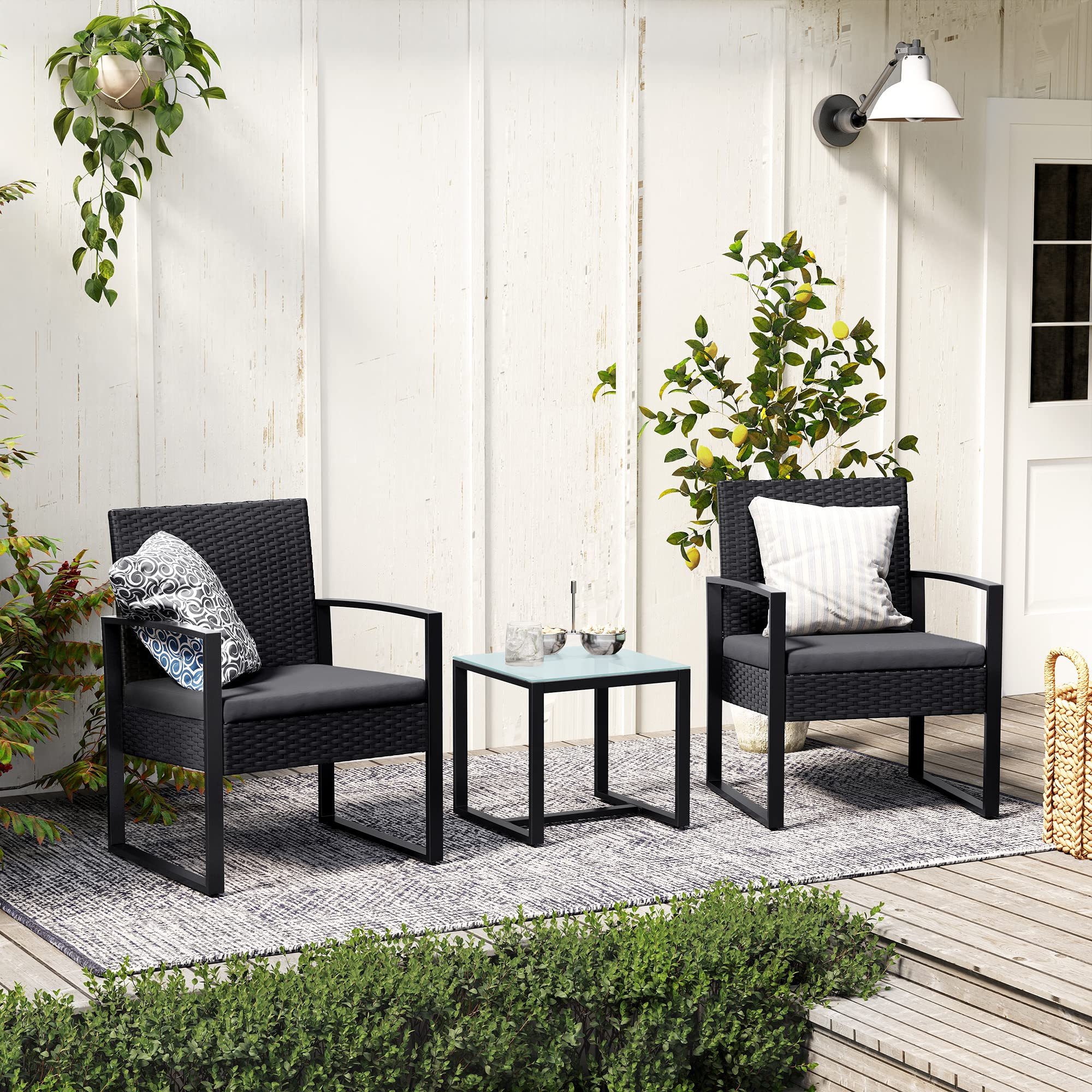 songmics-balkonm-bel-set-ggf010g05-pe-polyrattan-schwarz-grau-tisch-2-st-hle image 2
