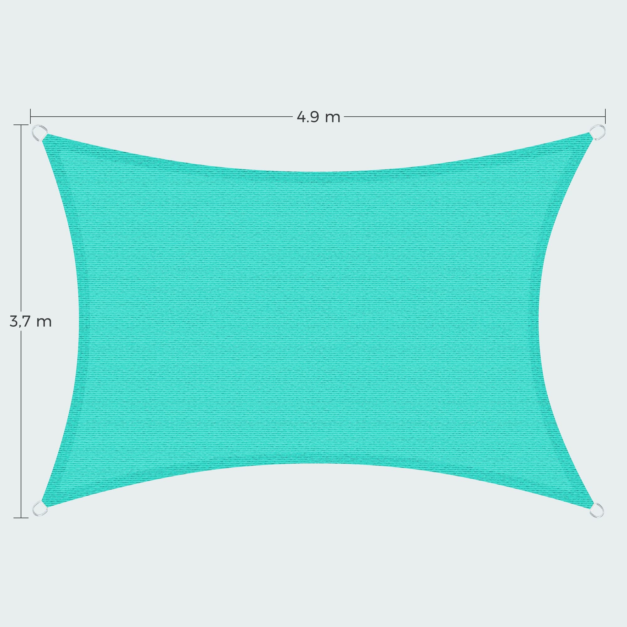 songmics-sonnensegel-4-9-x-3-7-m-konkav-t-rkisblau-gss003b01 image 4