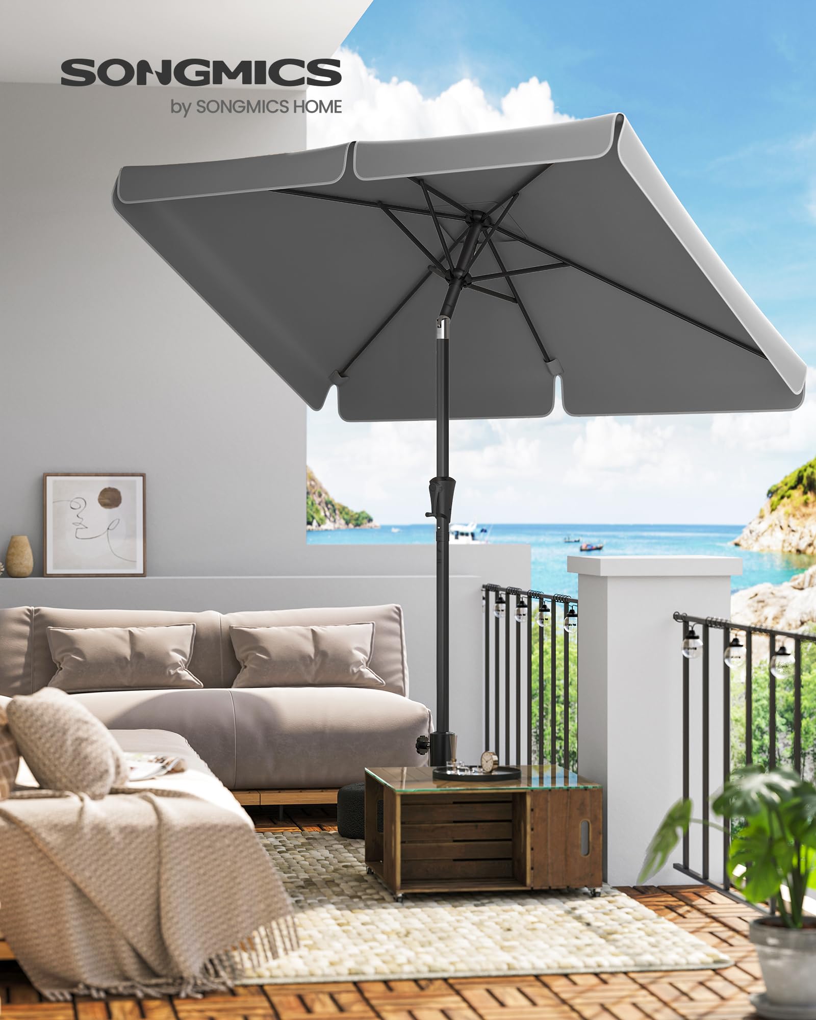 songmics-sonnenschirm-300-x-200-cm-upf-50-rechteckig-ohne-st-nder image 2