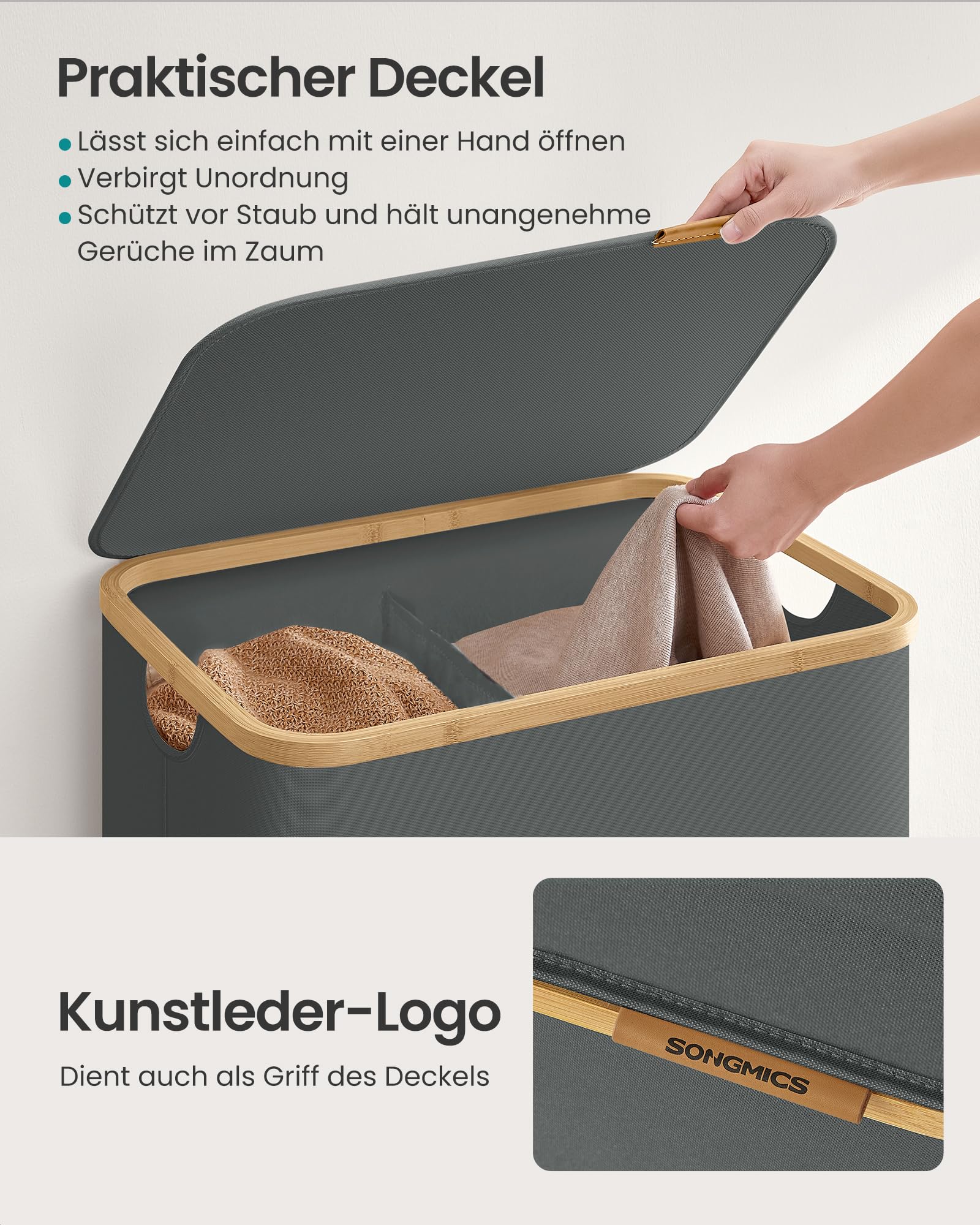 songmics-w-schekorb-mit-deckel-140-l-zusammenklappbar-mit-bambusrahmen-2-f-cher image 3