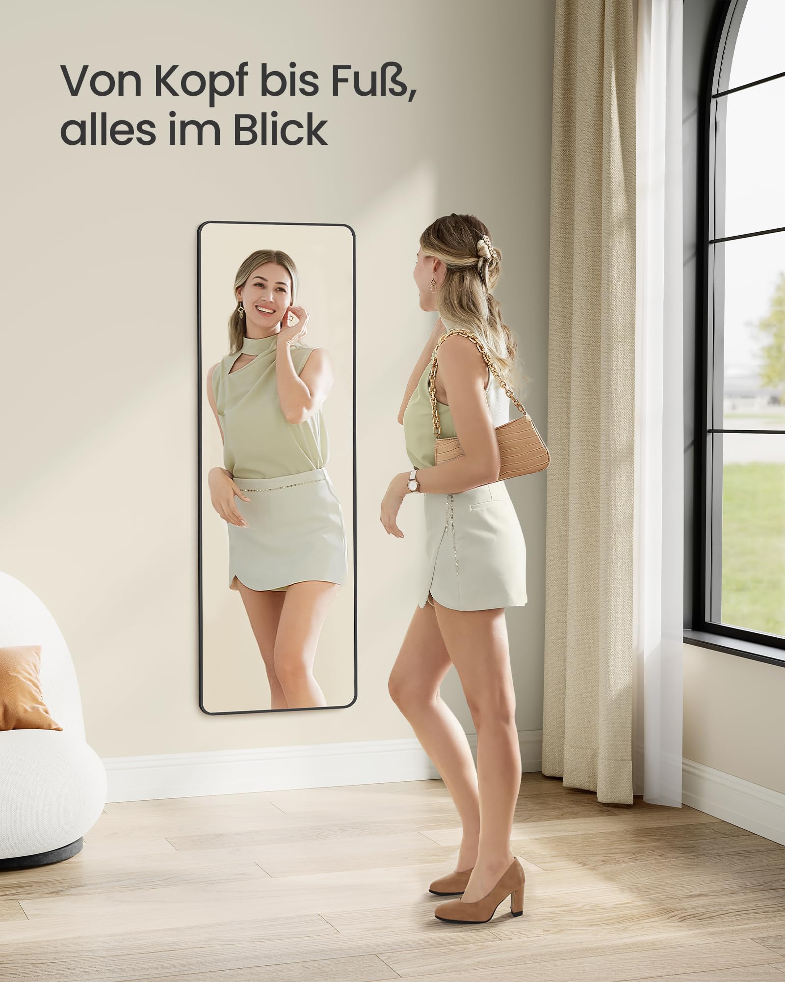 songmics-ganzk-rperspiegel-lfm032b01-120x40-cm-tintenschwarz image 2