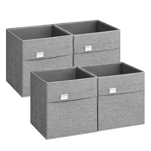 songmics-aufbewahrungsbox-rob230g04-4er-set-30x30x30-taubengrau-faltbox image 8