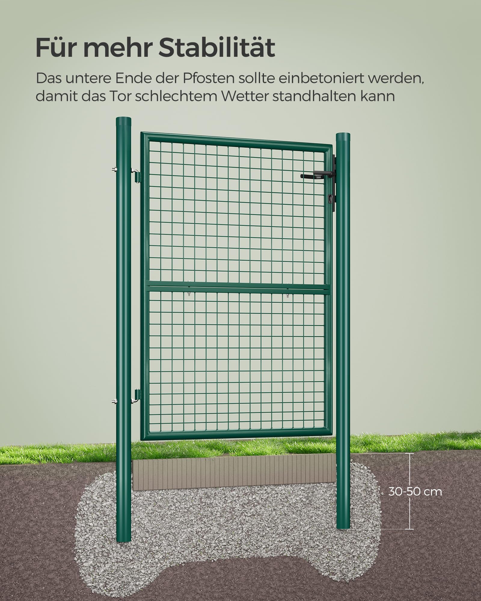 songmics-gartentor-ggd175g-gartent-r-verzinkter-stahl-gr-n-t-r-87-x-125-cm image 3