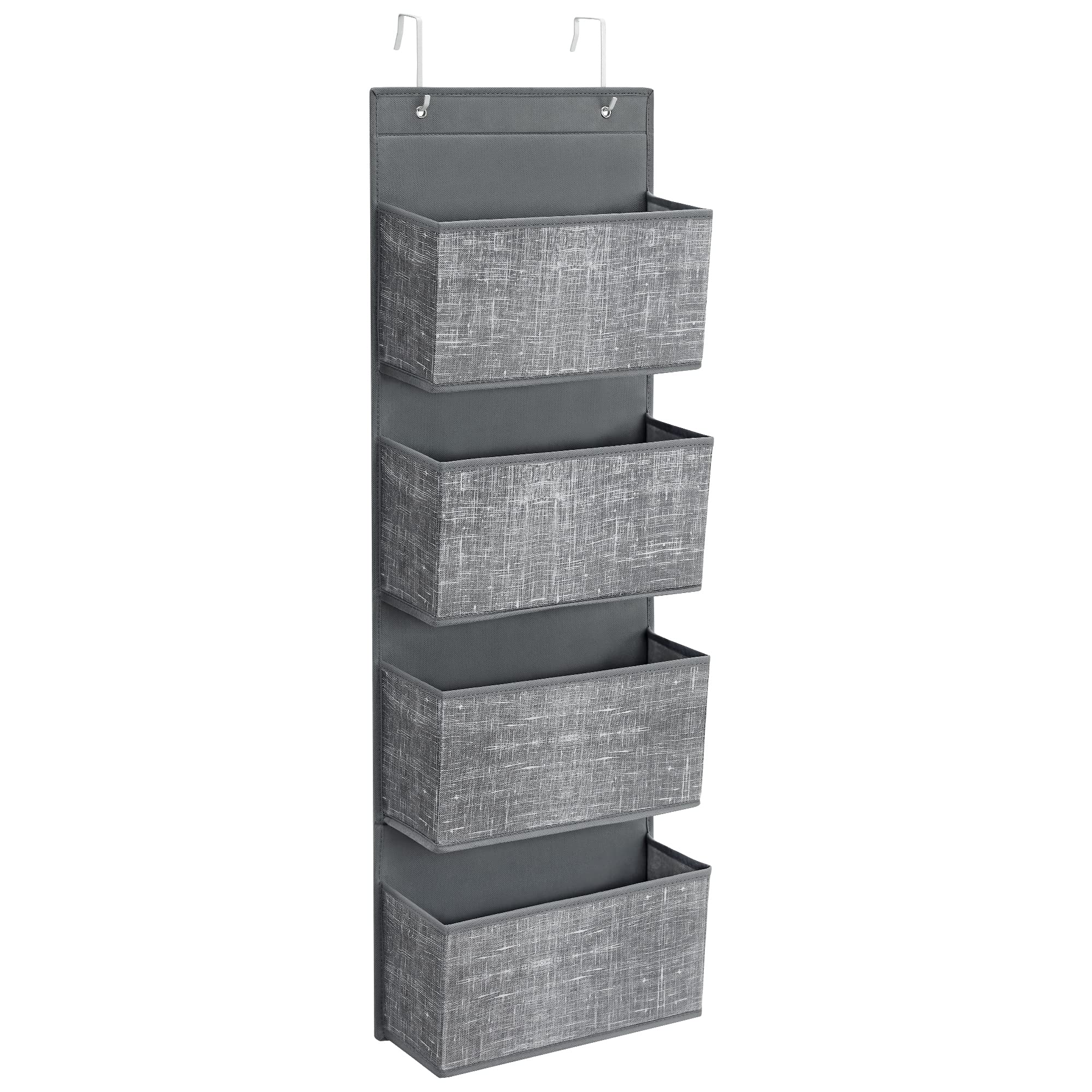 songmics-rdh004g11-h-ngeorganizer-4-taschen-12x33-5x100-cm-grau-meliert image 1