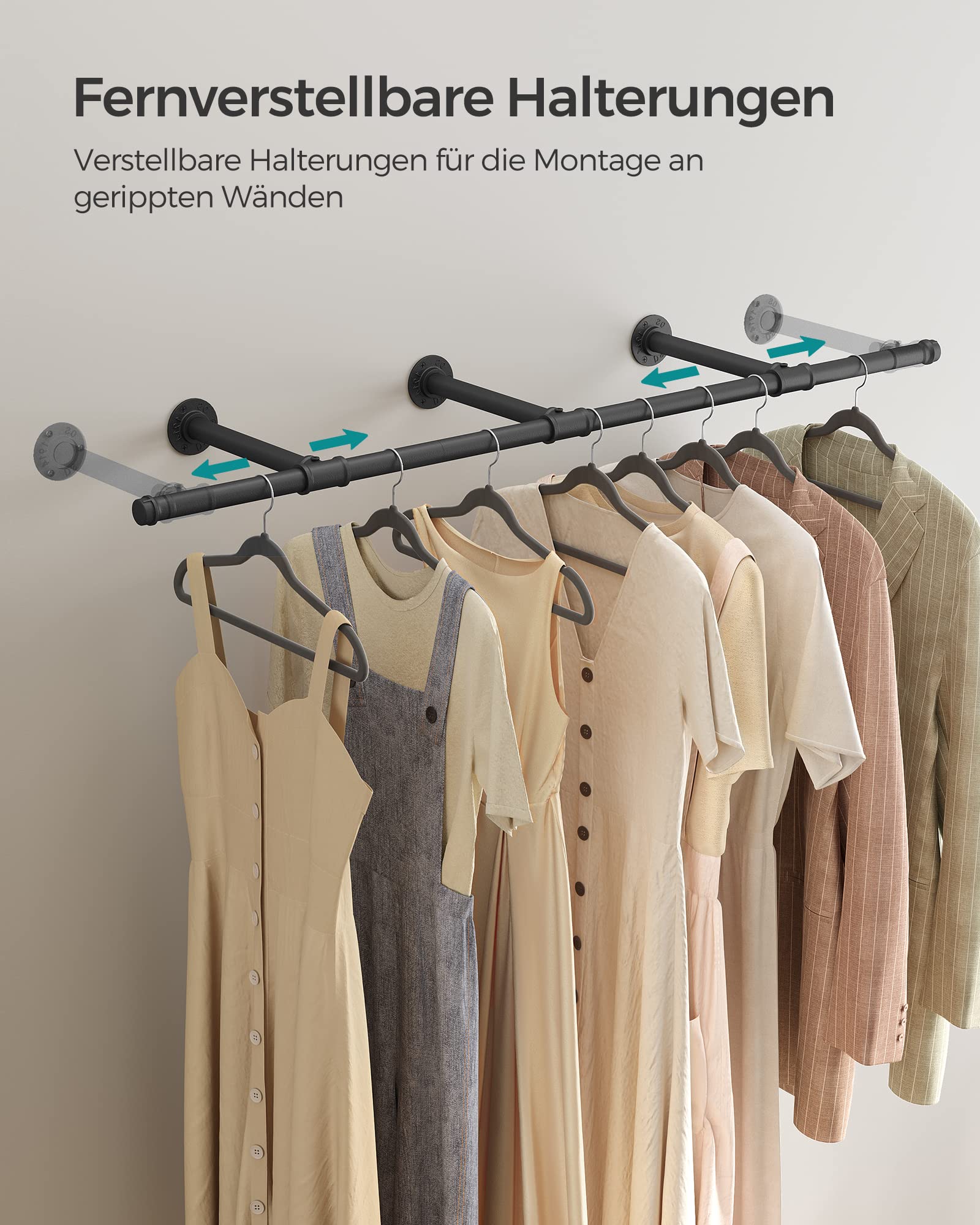 songmics-kleiderstange-wand-hsr104b01-schwarz-170-cm-68-kg image 4