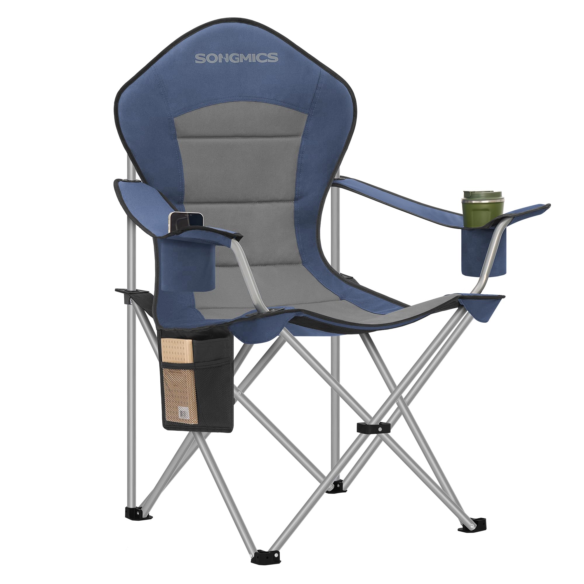 songmics-campingstuhl-gcb005bh01-klappbar-schwarz-grau-mit-getr-nkehalter image 8