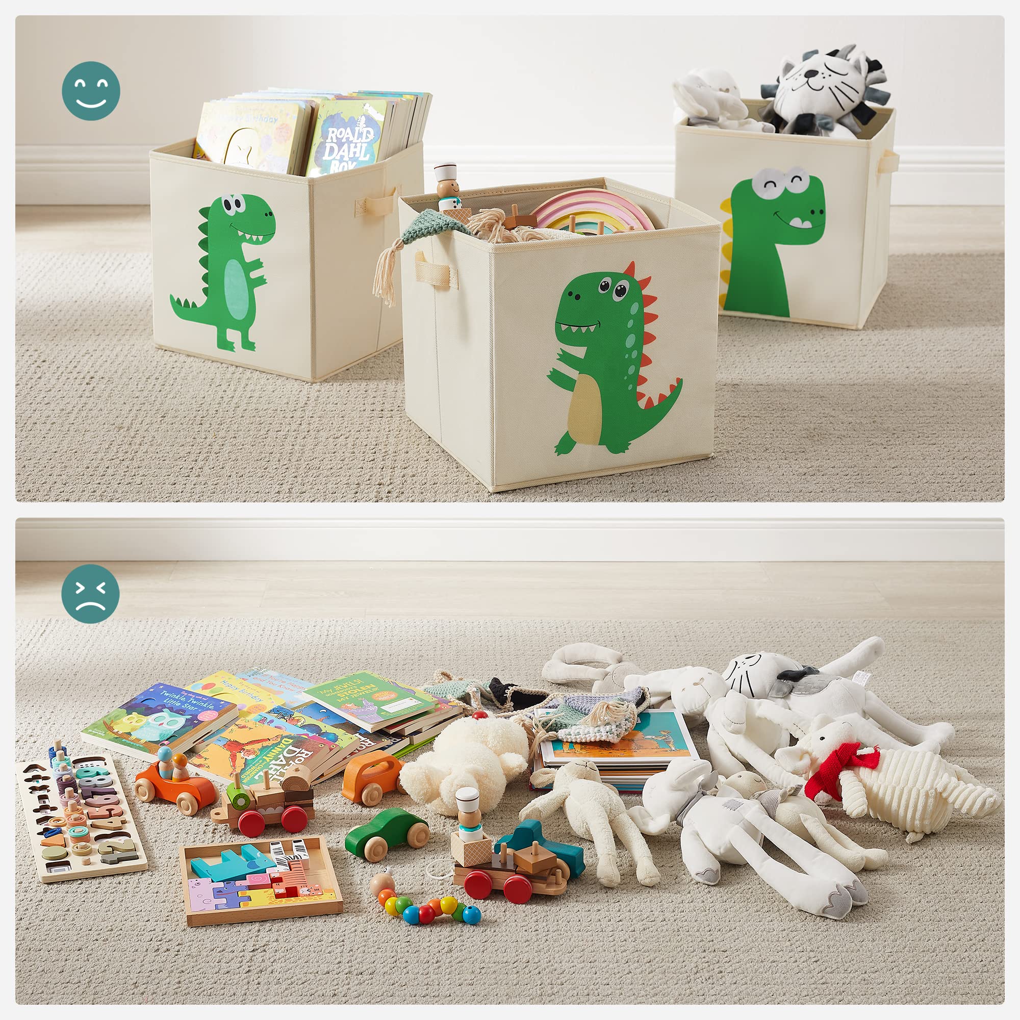 songmics-aufbewahrungsbox-rfb704w03-3er-set-stoffbox-30-x-30-x-30-cm-dinosaurier image 4