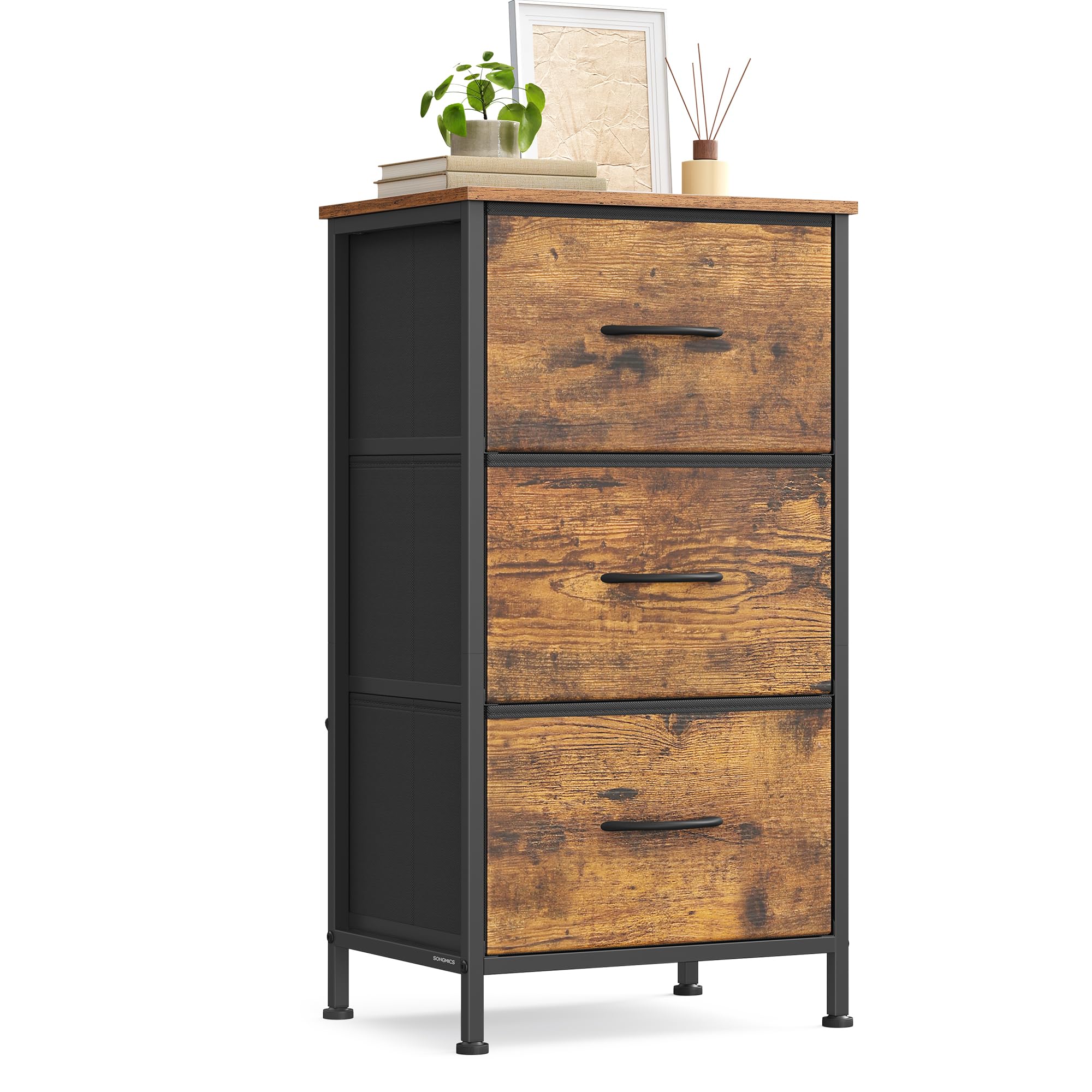 songmics-bellah-lgs314wh01-kommode-4-schubladen-wolkenwei-schneewei image 8