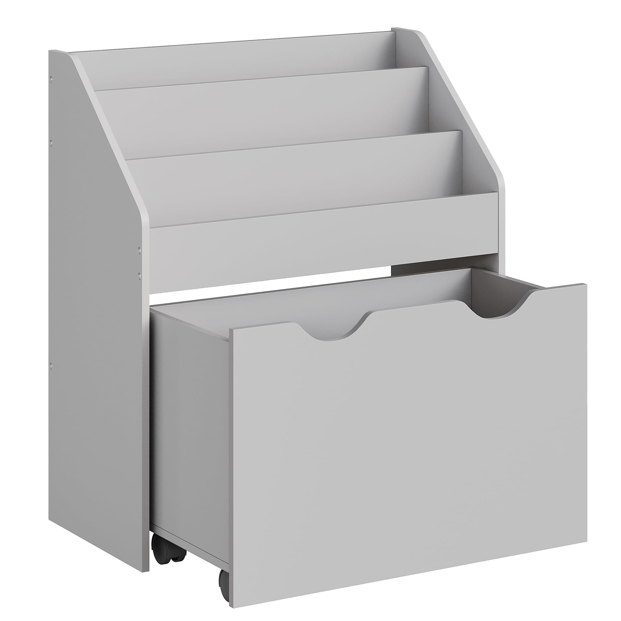 songmics-kinderregal-b-cherregal-mit-3-ebenen-und-rollbox-gkr041w10 image 8