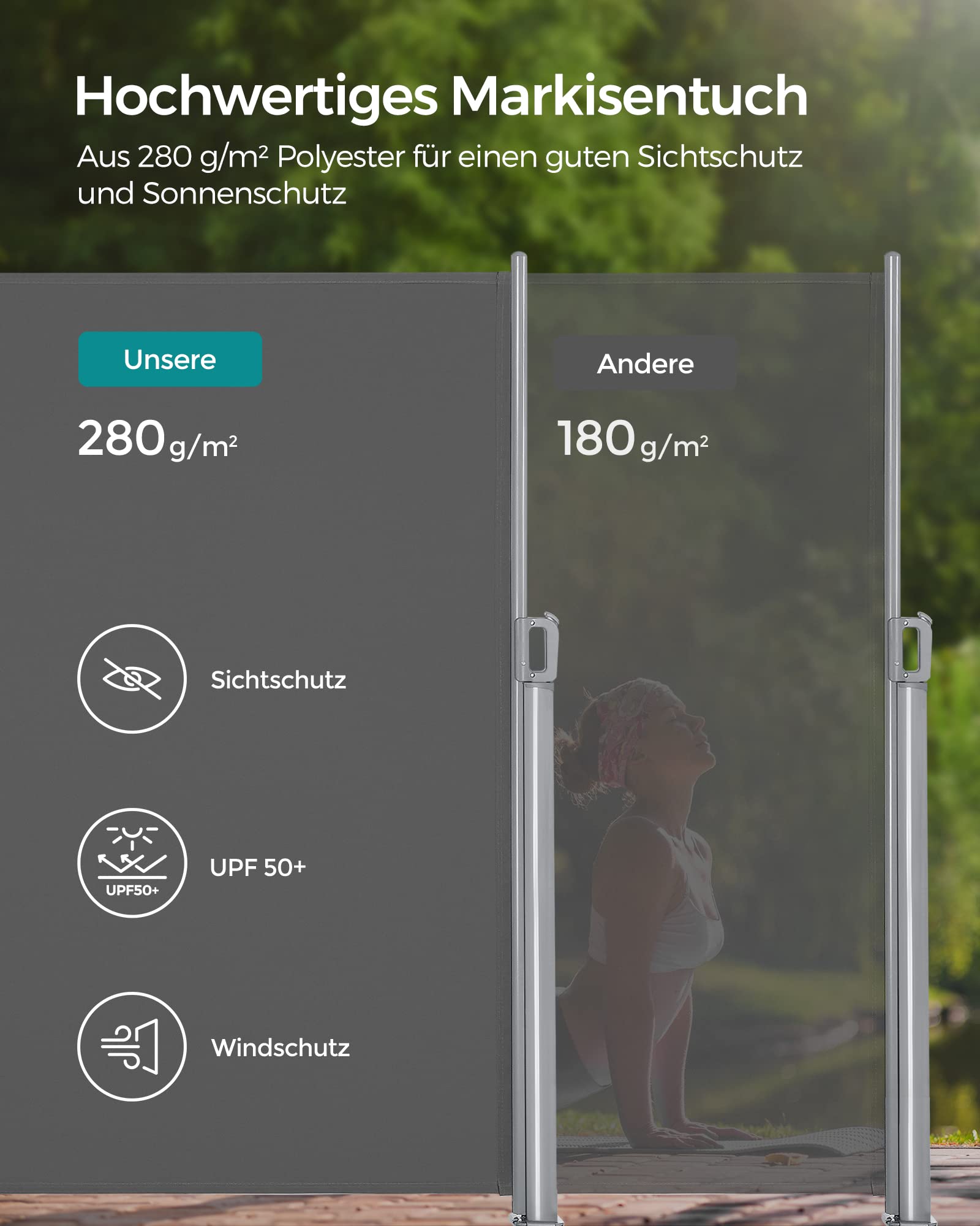 songmics-alu-seitenmarkise-200x400-cm-anthrazit-gsa204g01 image 4
