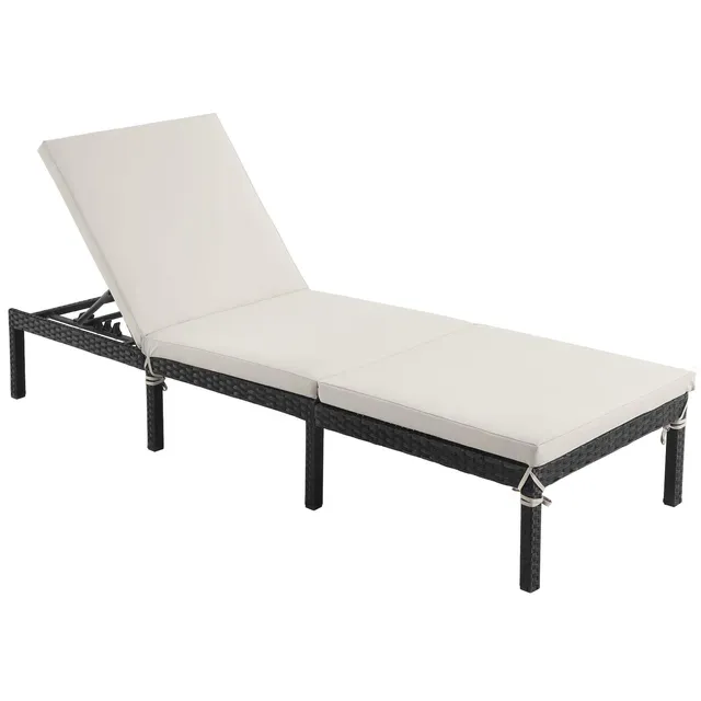 songmics-sonnenliege-gcb27brv2-polyrattan-beige-59-x-198-x-28-cm image 1