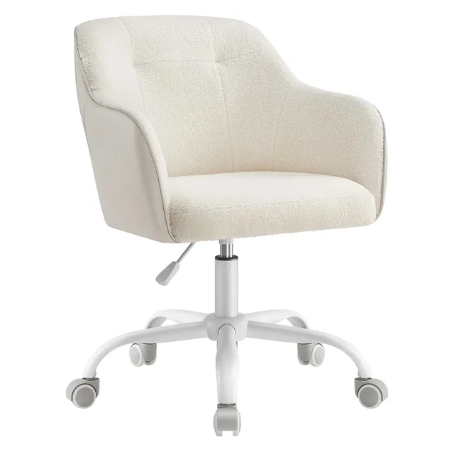 songmics-obg019w01-drehstuhl-h-henverstellbar-sherpa-stoff-wei image 1