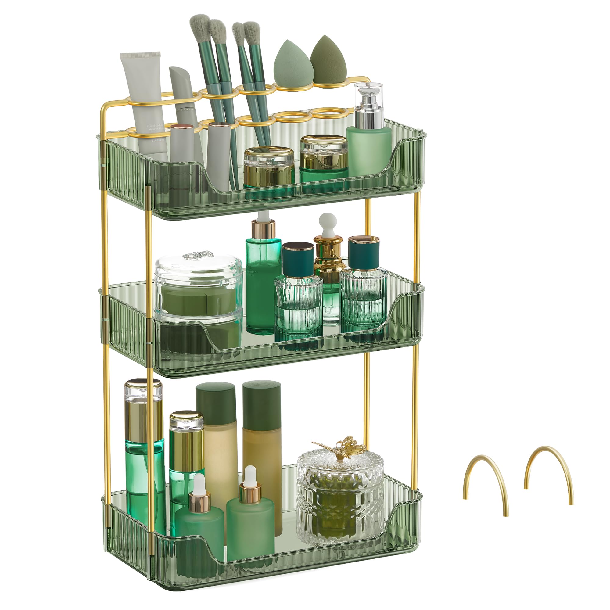 songmics-make-up-organizer-3-ebenen-champagnergold image 7