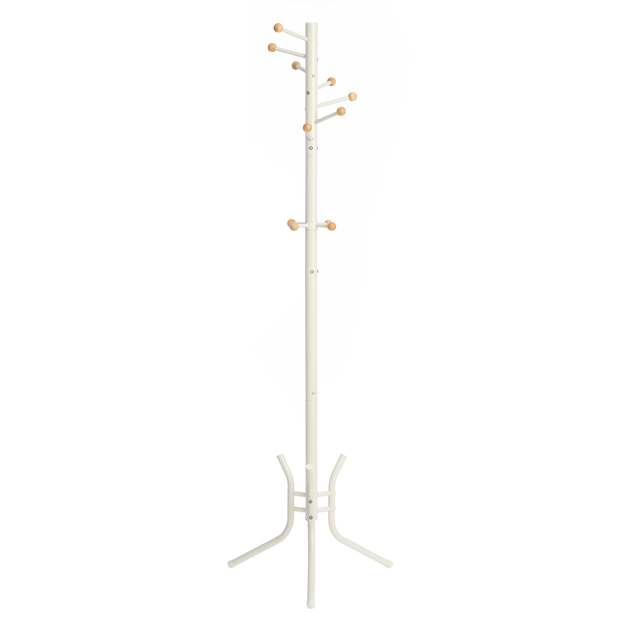songmics-garderobenst-nder-11-kugelhaken-stahl-173-cm-wei-rcr028w01 image 8