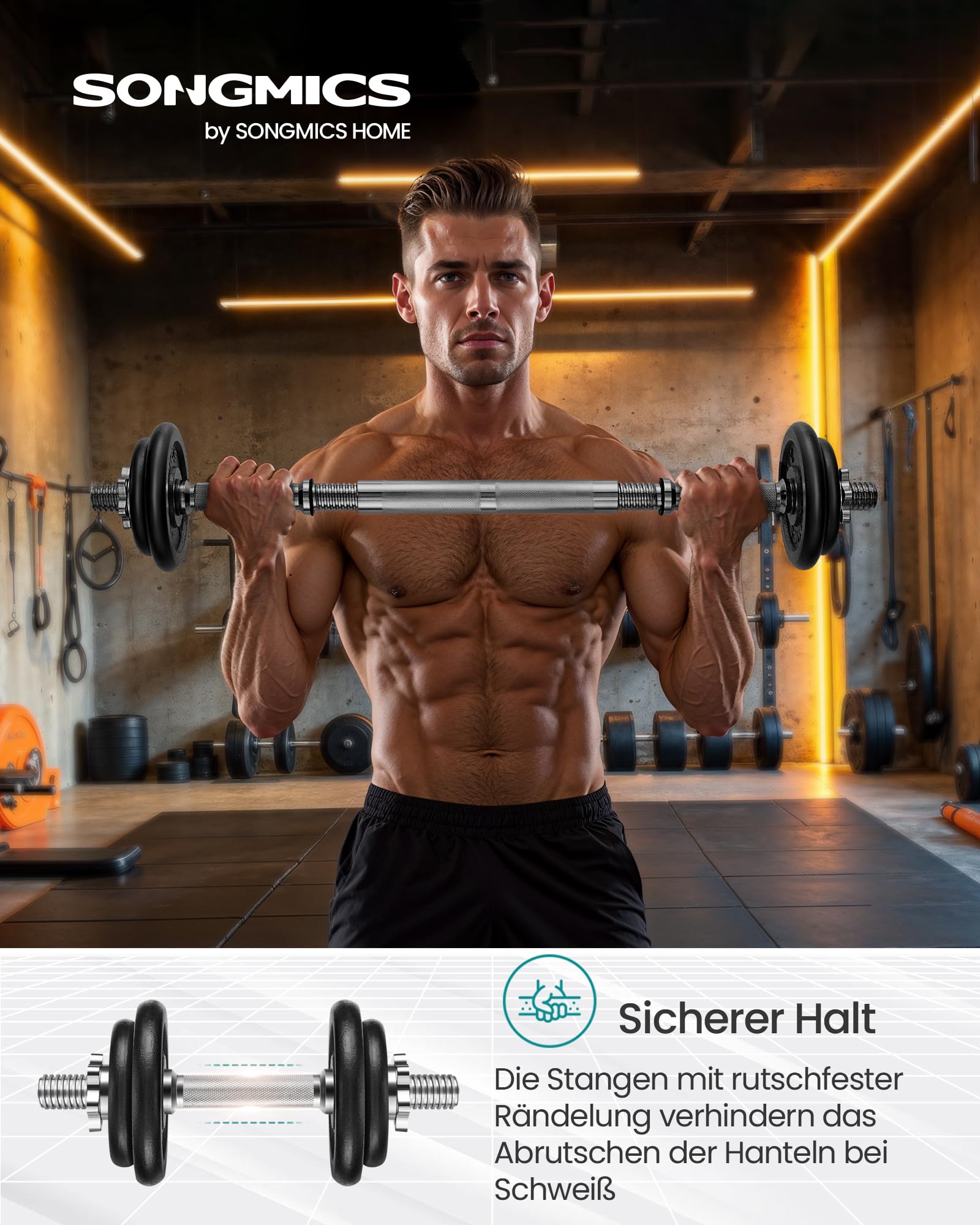 songmics-2-in-1-hantelset-verstellbar-20-kg-gusseisen image 2