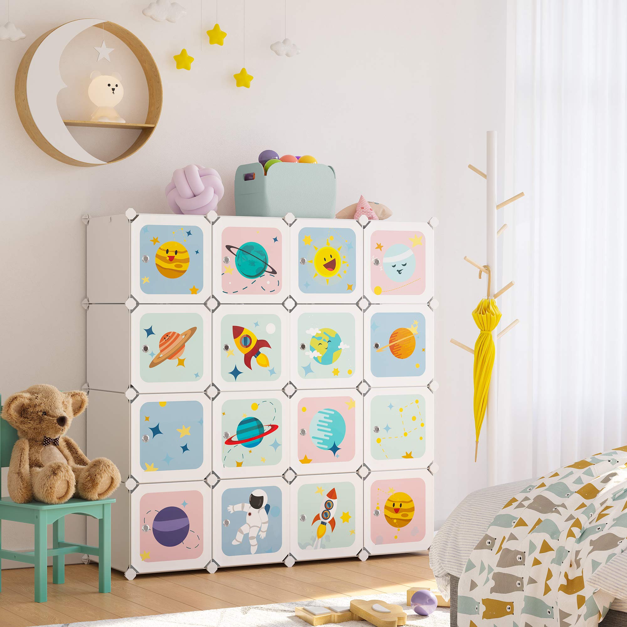 songmics-kleiderschrank-lpc905w01-diy-aufbewahrungsschrank-mit-16-w-rfeln-und-4- image 6