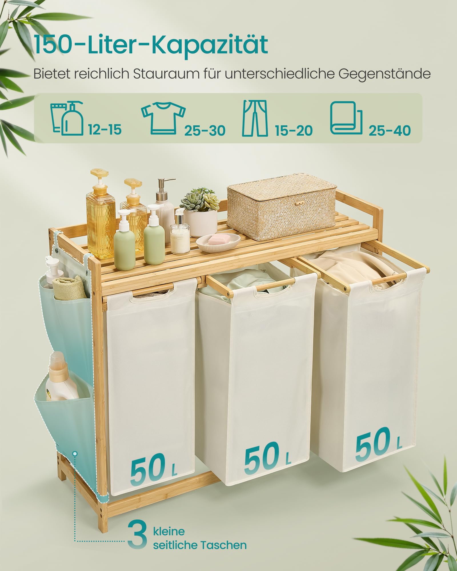 songmics-w-schekorb-3-f-cher-bambus-150-l-mit-ablage image 3