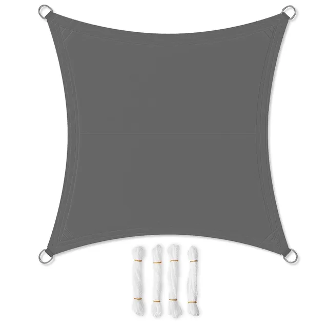 songmics-sonnensegel-3-6-x-3-6-m-quadratisch-rauchgrau image 1