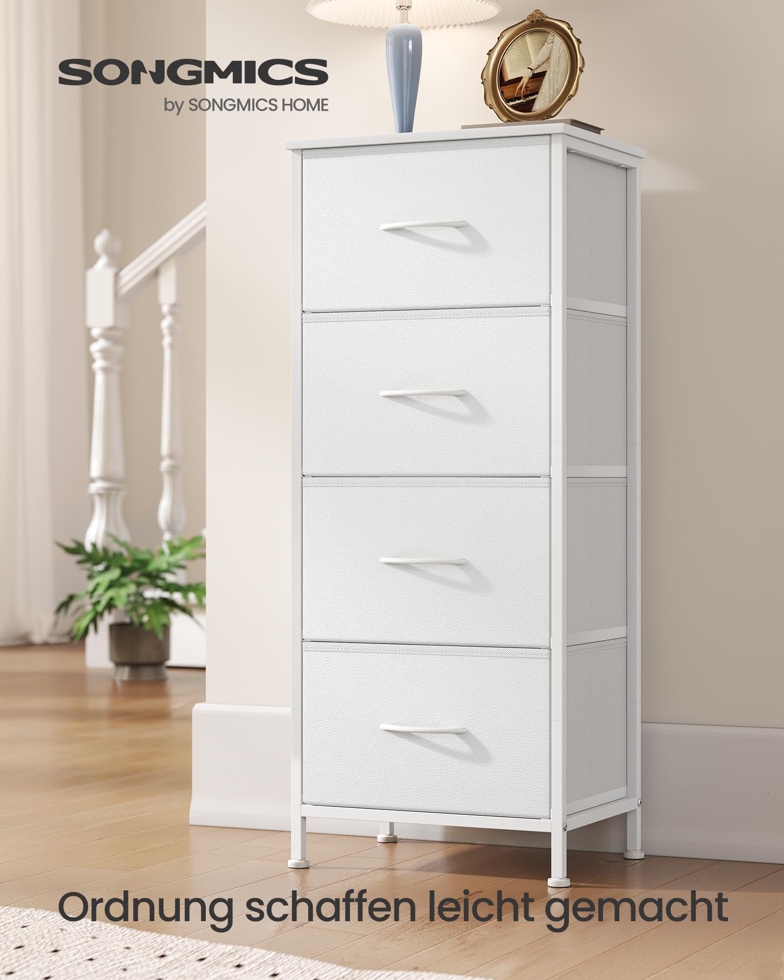 songmics-bellah-lgs314wh01-kommode-4-schubladen-wolkenwei-schneewei image 3