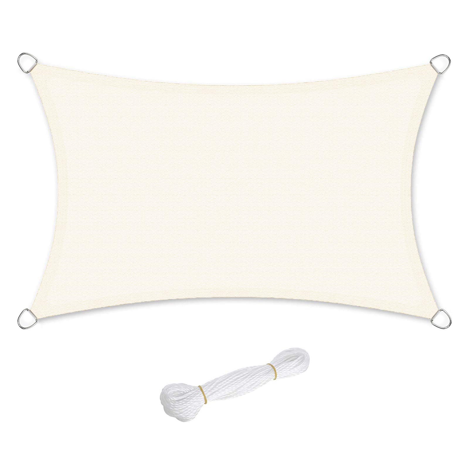 songmics-sonnensegel-gss25iv-2x5-m-hdpe-rechteckig-beige image 1