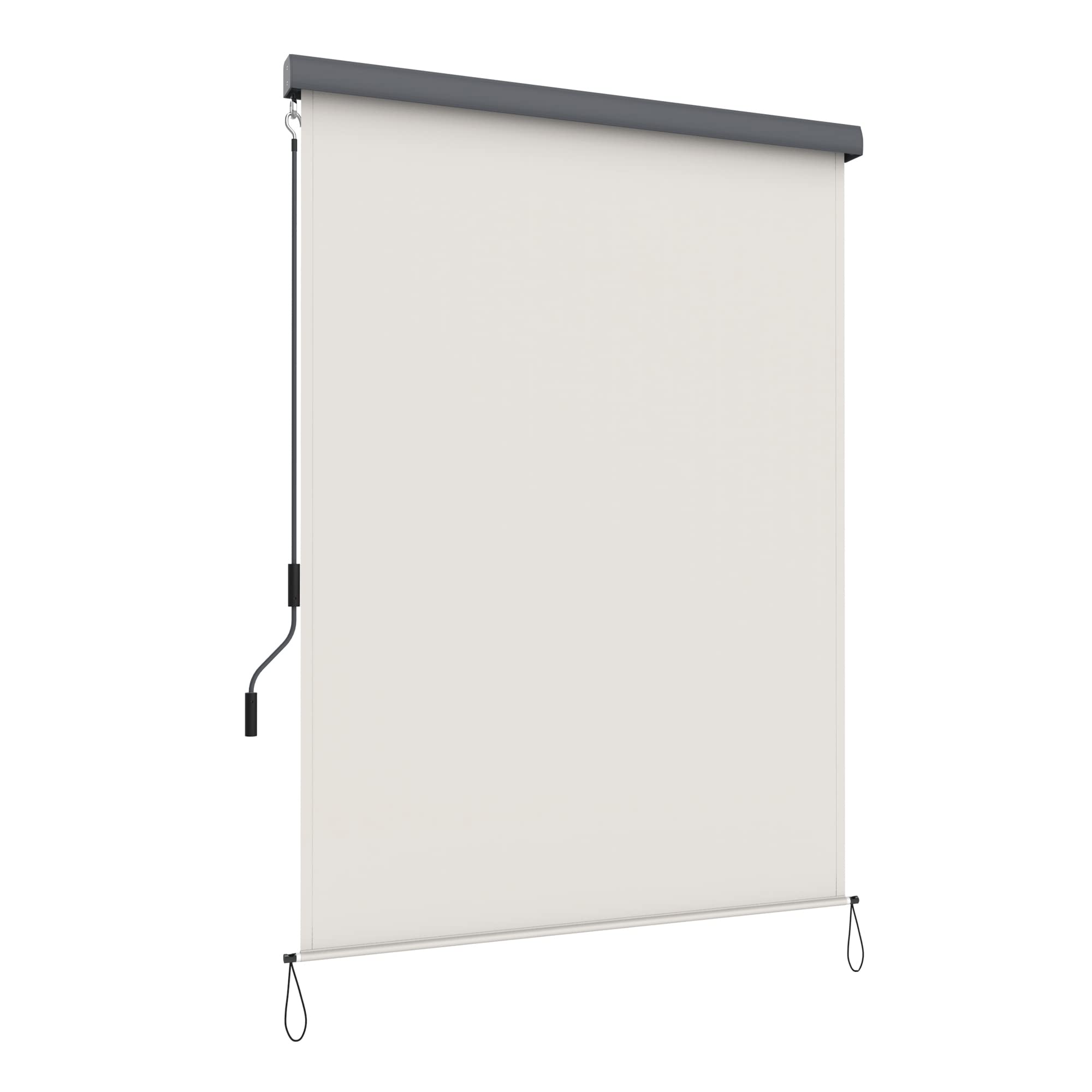 songmics-senkrechtmarkise-gsa145be-2-5-x-1-4-m-beige-mit-kurbel image 1