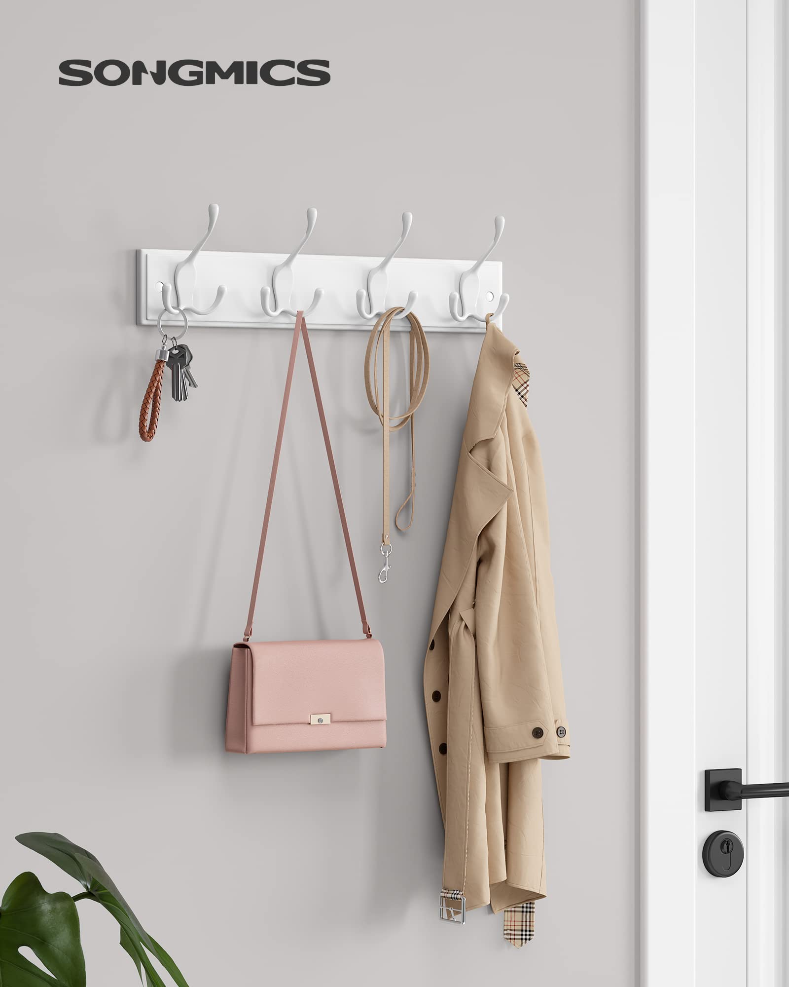 songmics-wandgarderobe-lhr30wt-4-dreifach-haken-hellwarmwei image 6
