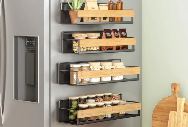 songmics-gew-rzregal-magnetisch-4er-set-kcs062bh01-tintenschwarz-naturbeige image 1