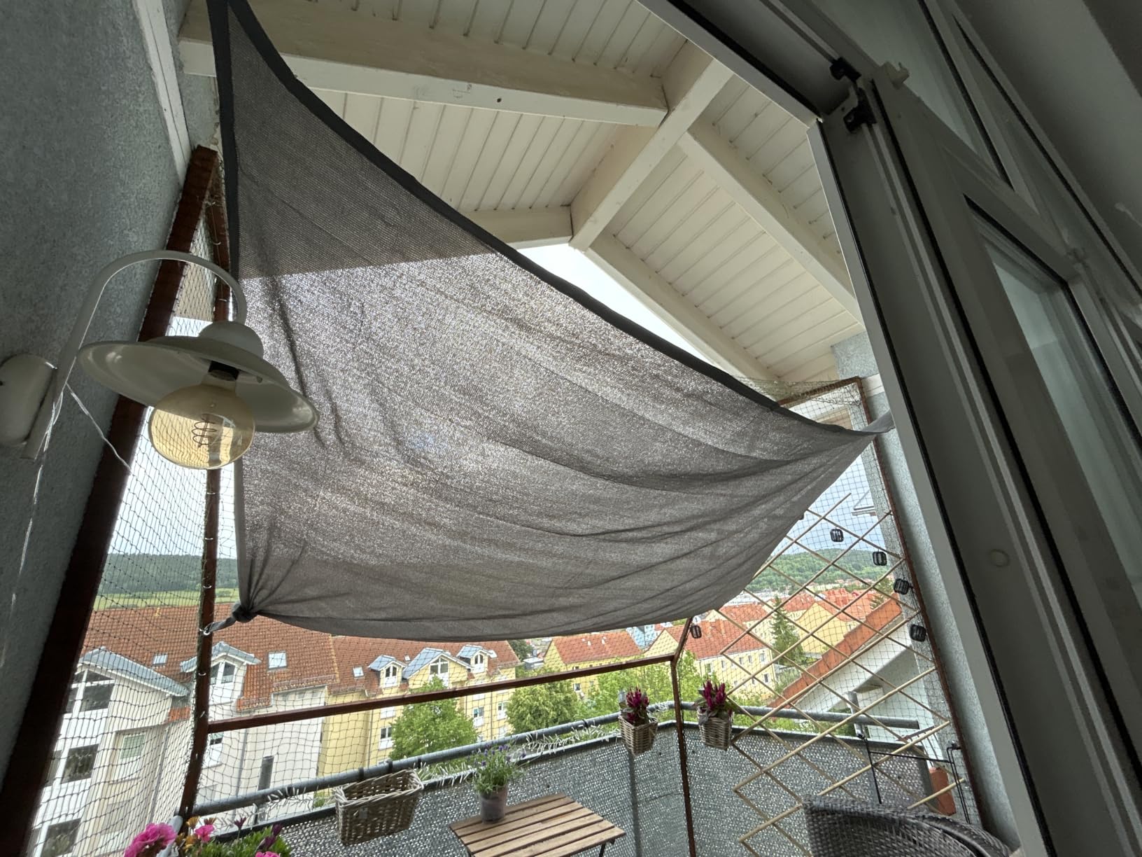 Perfekter Schatten für unseren Balkon