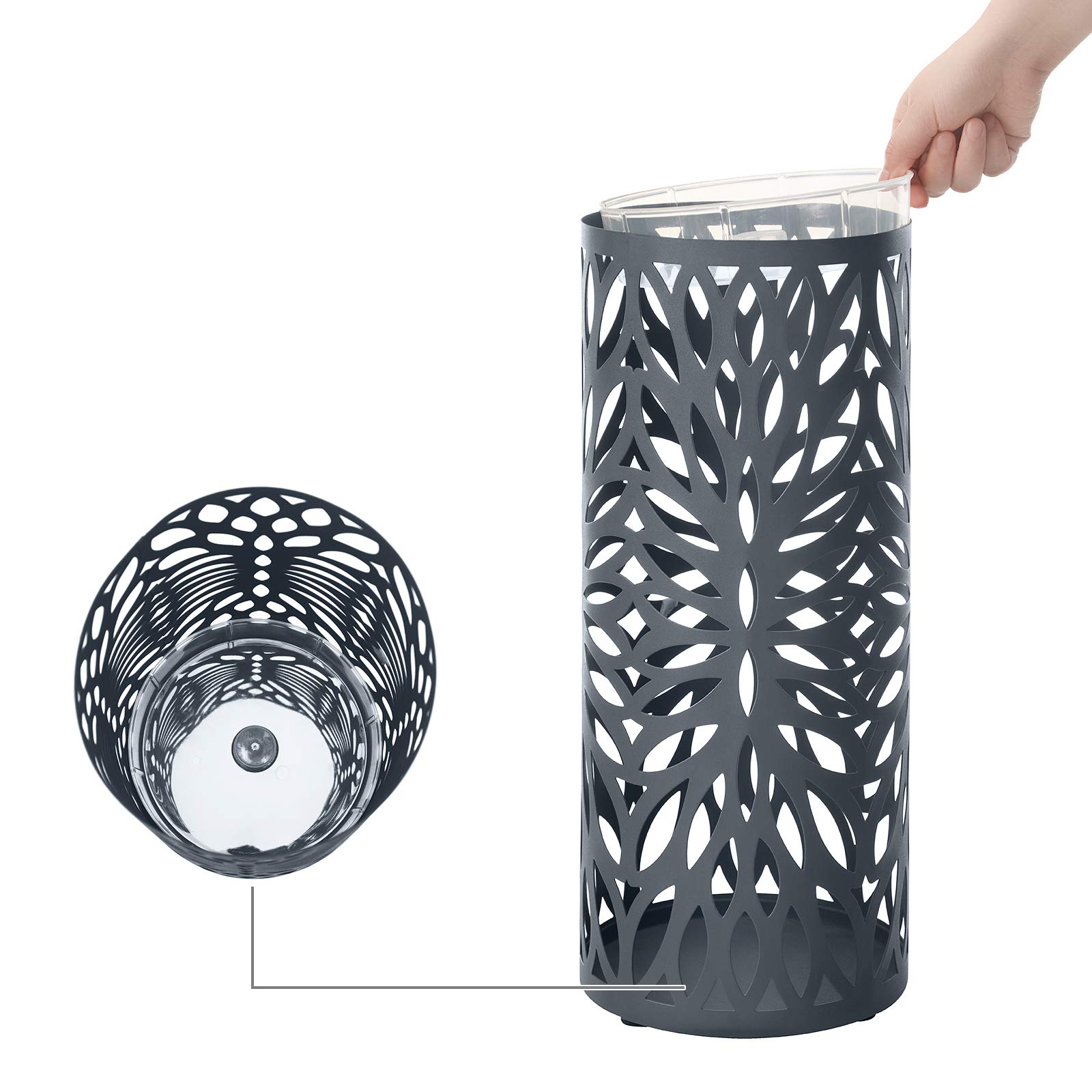 songmics-schirmst-nder-luc020g01-metall-anthrazit-19-5-x-49-cm image 7