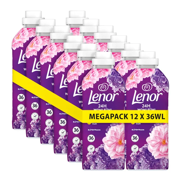 lenor-weichsp-ler-bl-tentraum-megapack-12-x-36-waschladungen image 1