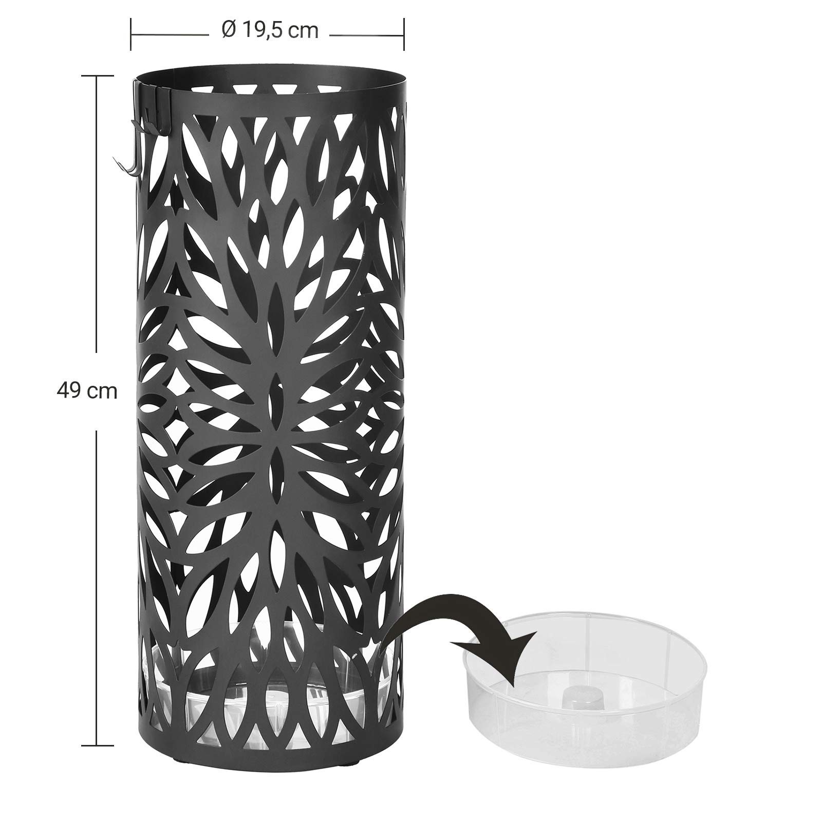 songmics-schirmst-nder-luc20b-metall-49-x-19-5-cm-schwarz image 5