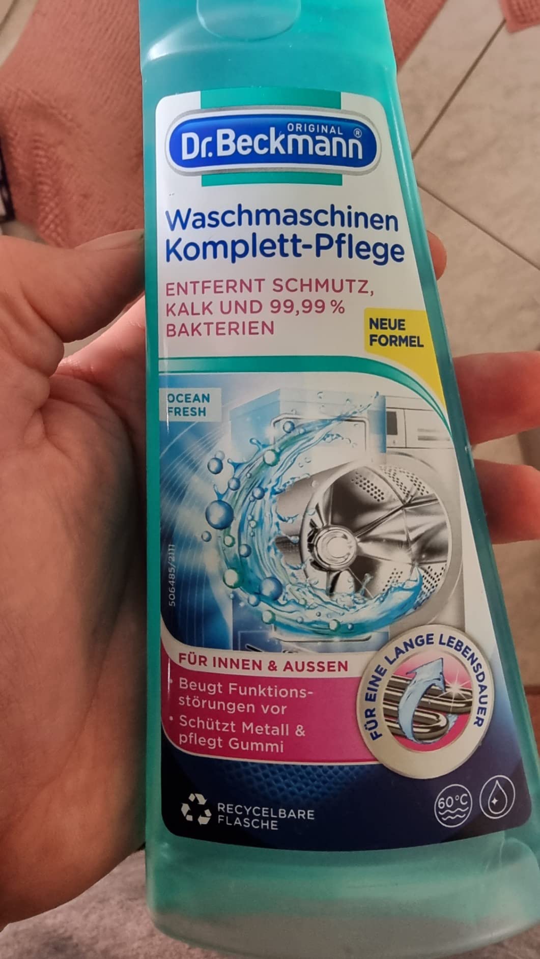 Kalk und Schmodder weg