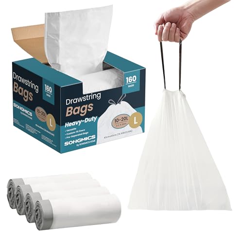songmics-m-llbeutel-mit-zugband-code-l-krb021a04-20-liter-160-st-ck-wei image 8