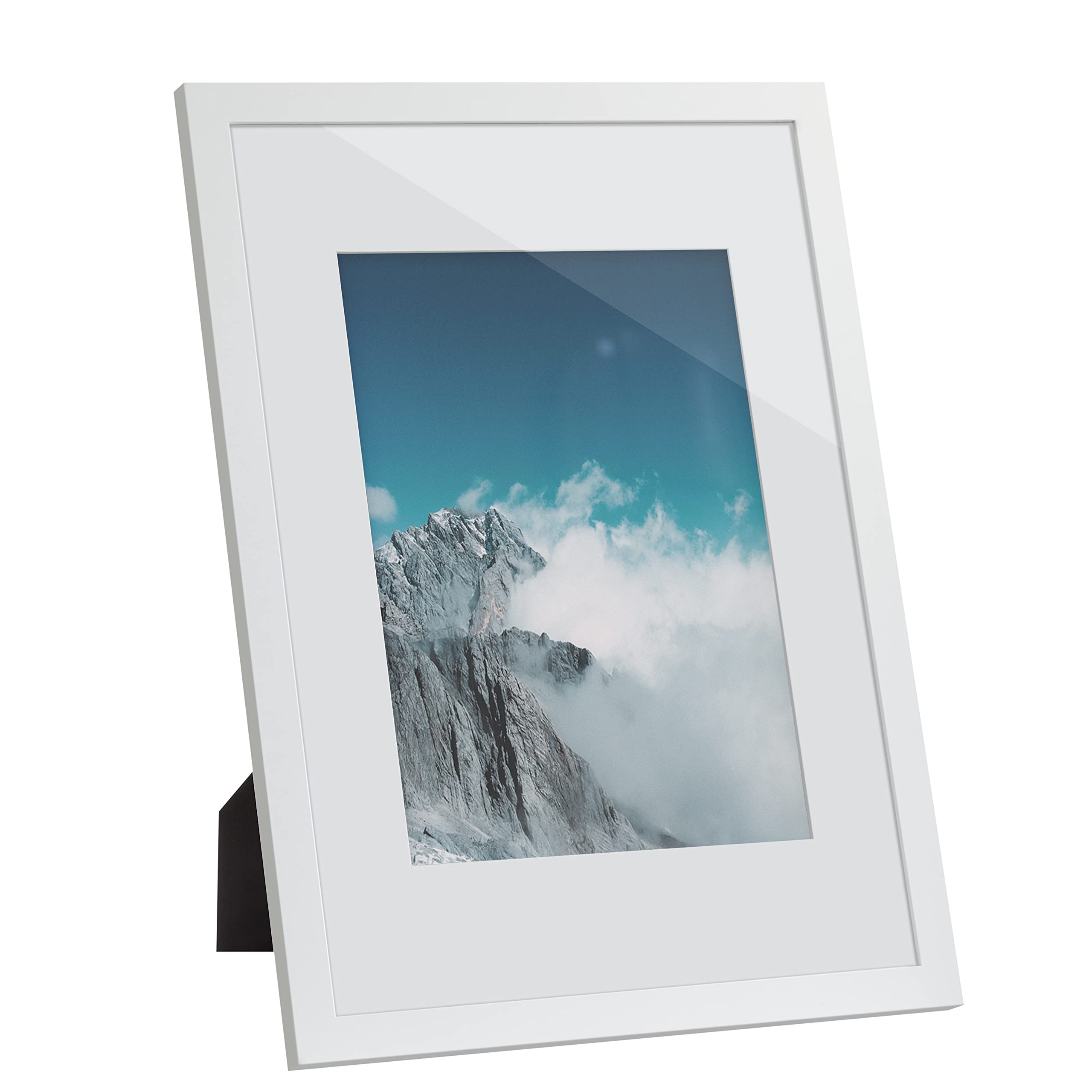 songmics-rpf011w01-bilderrahmen-wei-33x24-5-cm-f-r-a4-mit-passepartout image 1