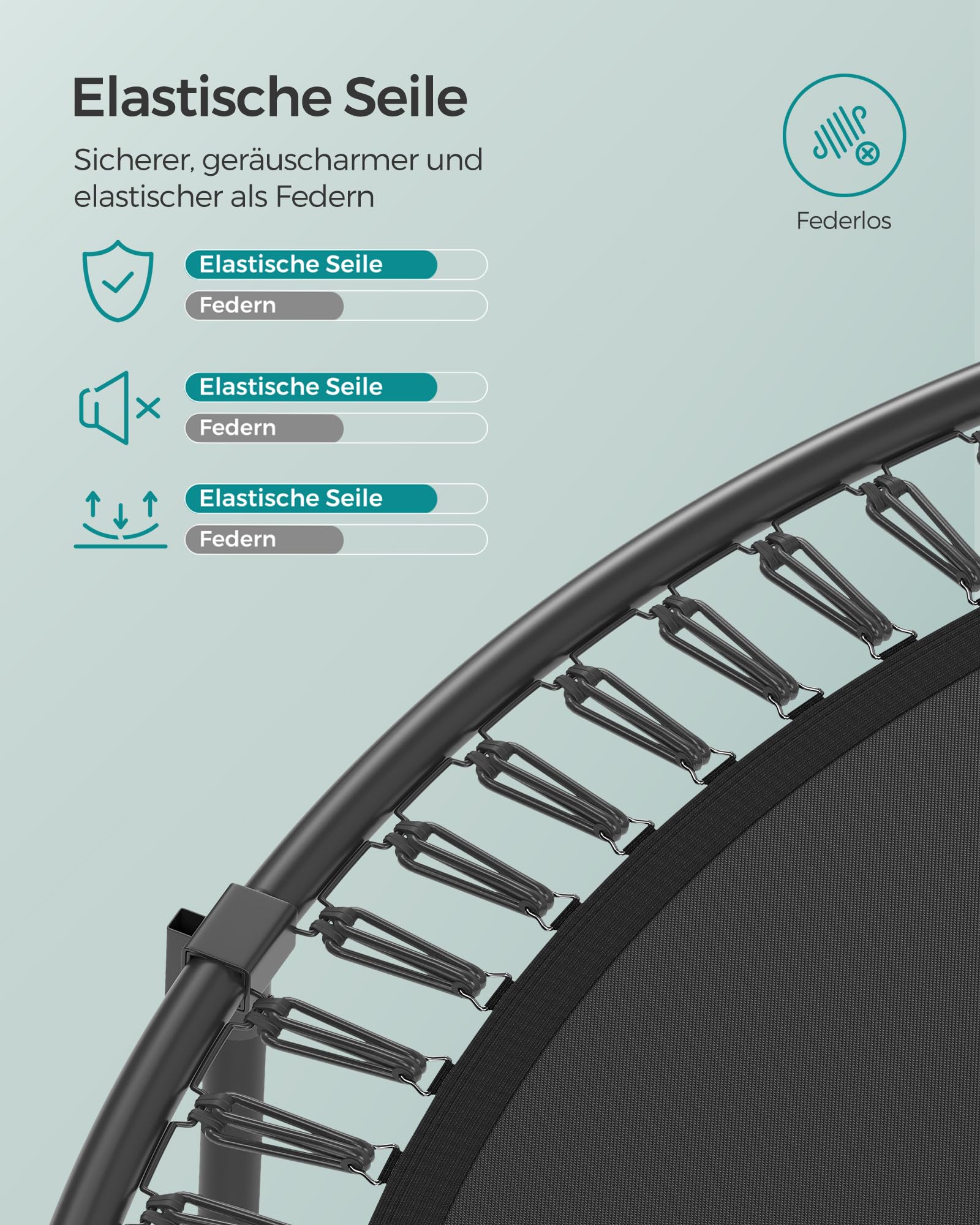 songmics-federloses-trampolin-outdoor-244-cm-gartentrampolin-mit-sicherheitsnetz image 4