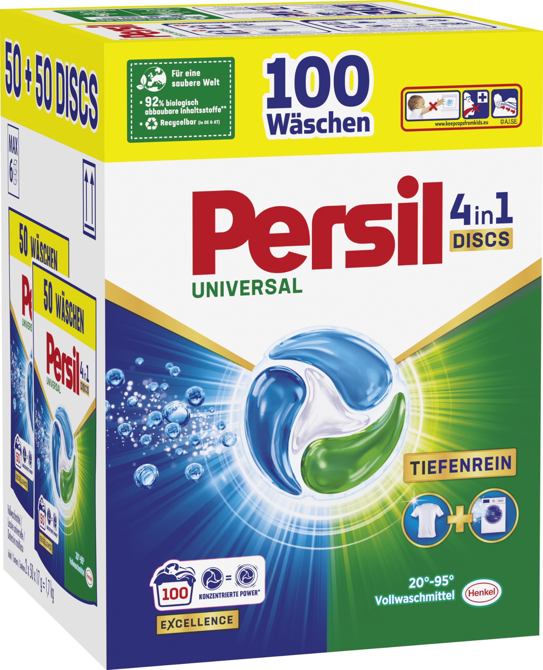 persil-universal-4in1-discs-100-waschladungen-vollwaschmittel image 2