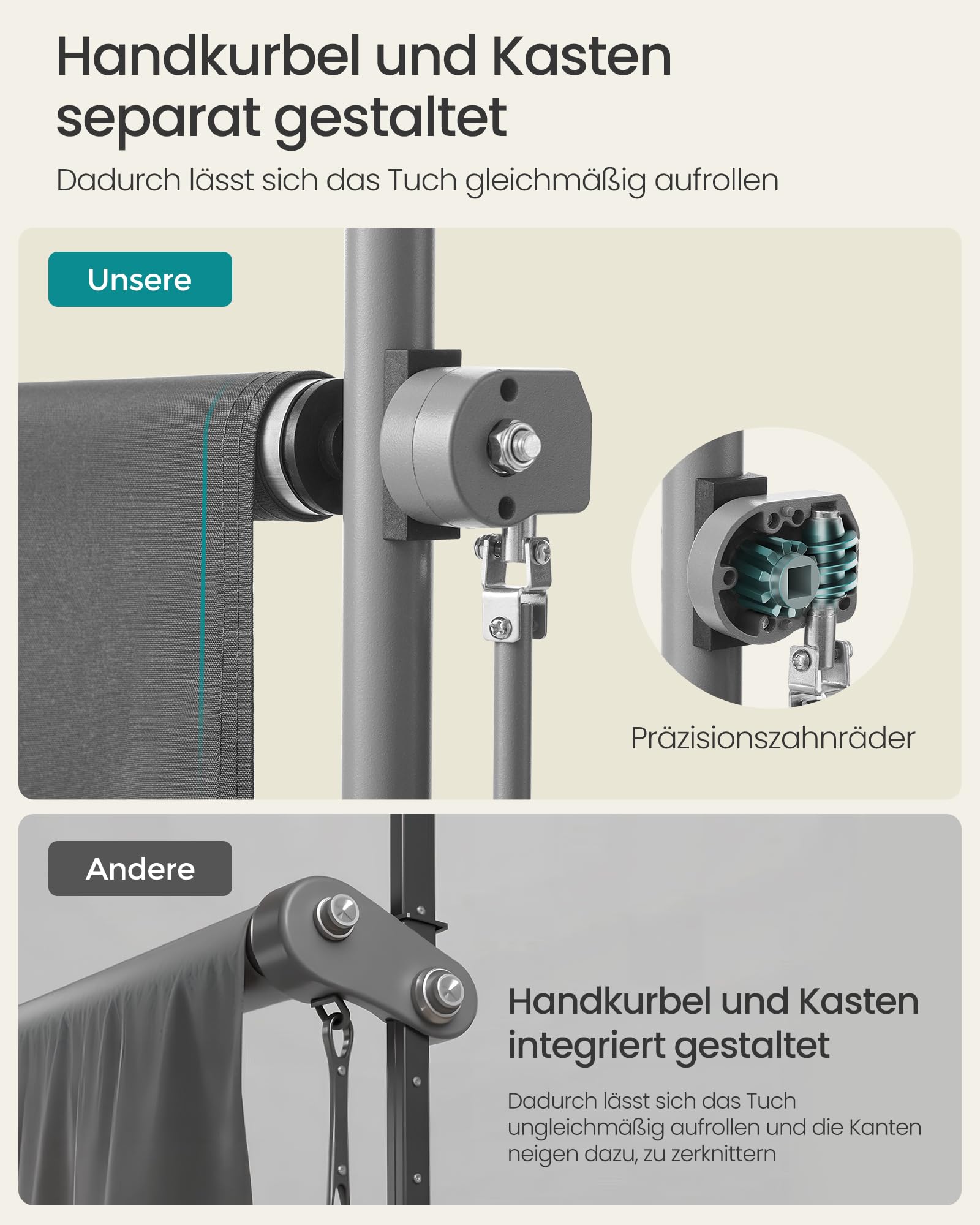 songmics-senkrechtmarkise-150x220-300cm-anthrazitgrau-upf50 image 4