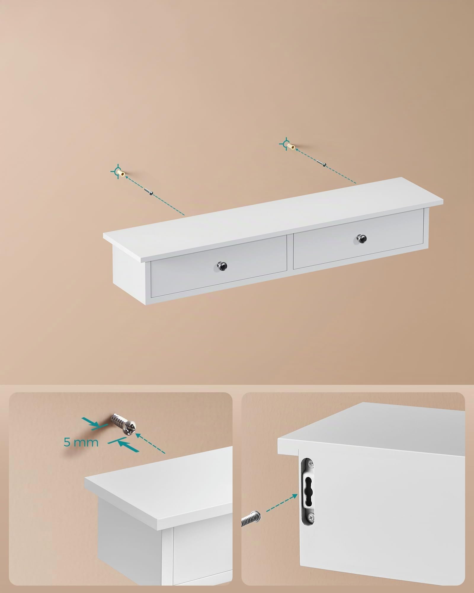 songmics-wandregal-lws65wt-schweberegal-wei-15-x-65-x-10-cm image 5