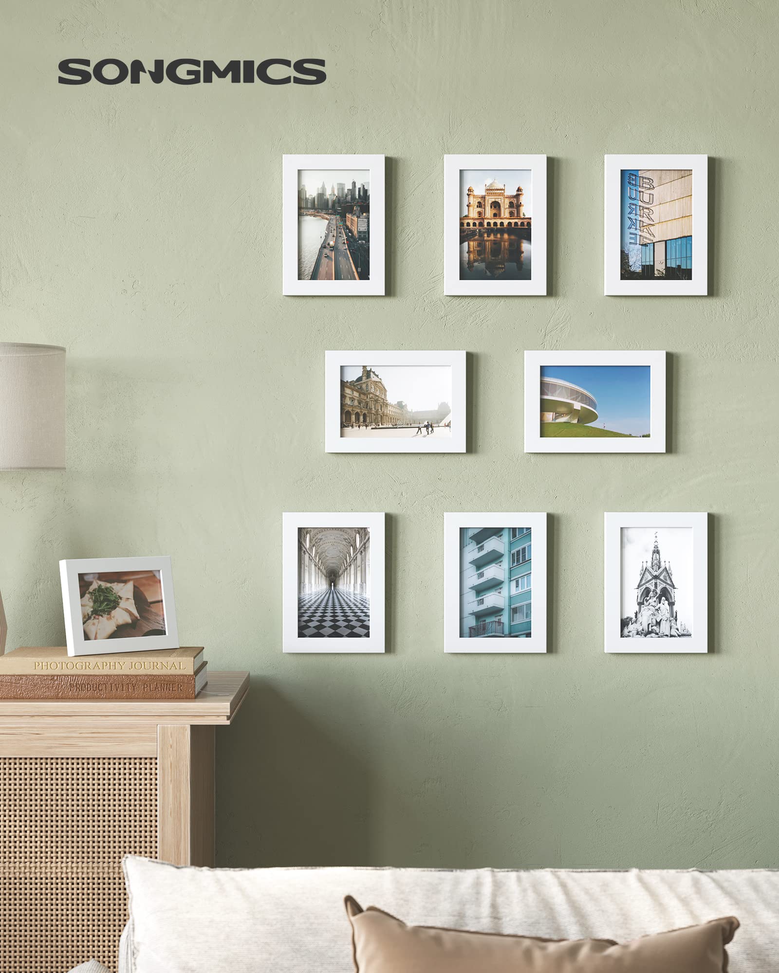songmics-bilderrahmen-rpf35wt-5er-set-10x15-cm-wei-mit-glas image 2