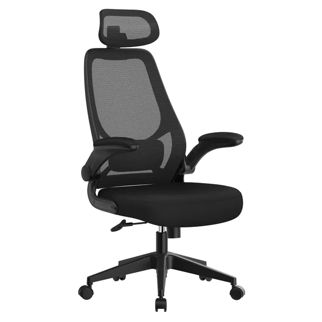 songmics-b-rostuhl-obn087b01-ergonomisch-schwarz-stoff image 1