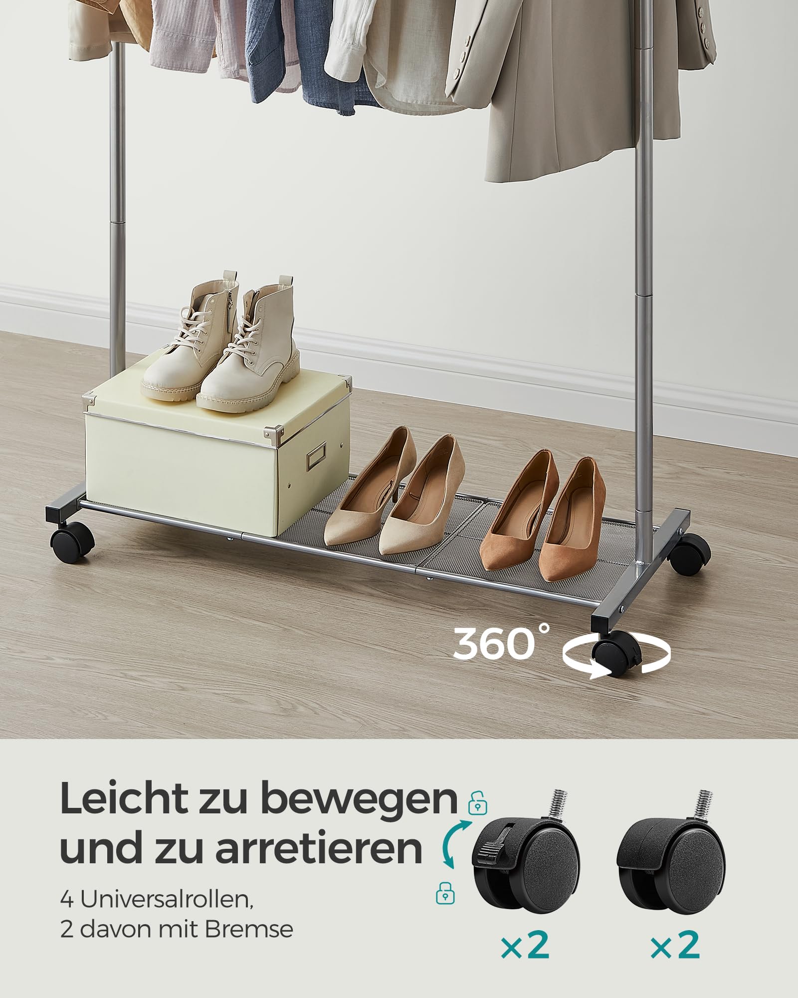 songmics-kleiderst-nder-auf-rollen-91-cm-garderobenst-nder-grau-hsr025g01 image 5