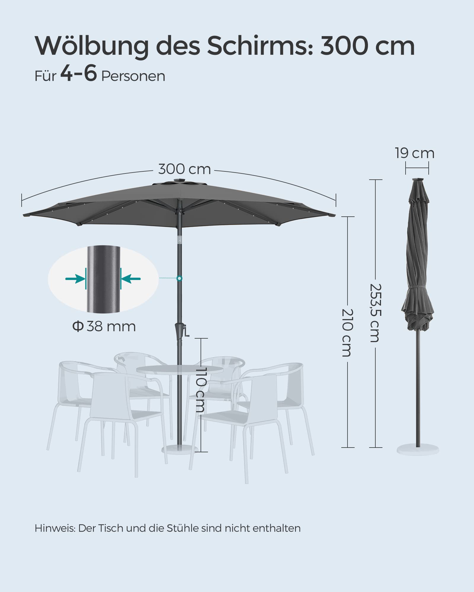 songmics-sonnenschirm-gpu33gy-300-cm-mit-led-solar-grau image 7