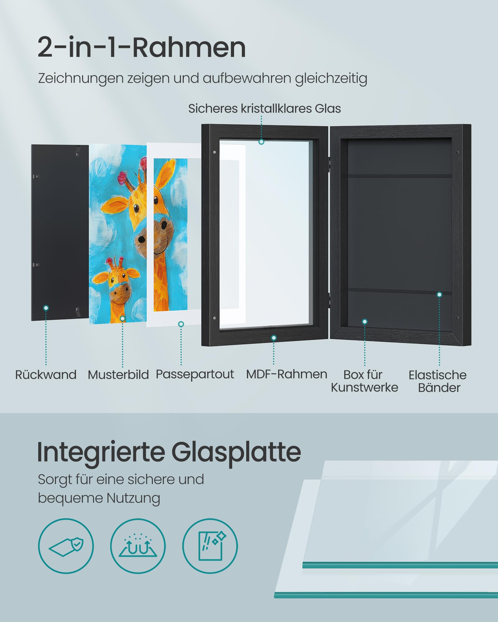 songmics-bilderrahmen-rpf052b02-2er-set-a4-kinder-kunstrahmen-aschschwarz-f-r-15 image 5