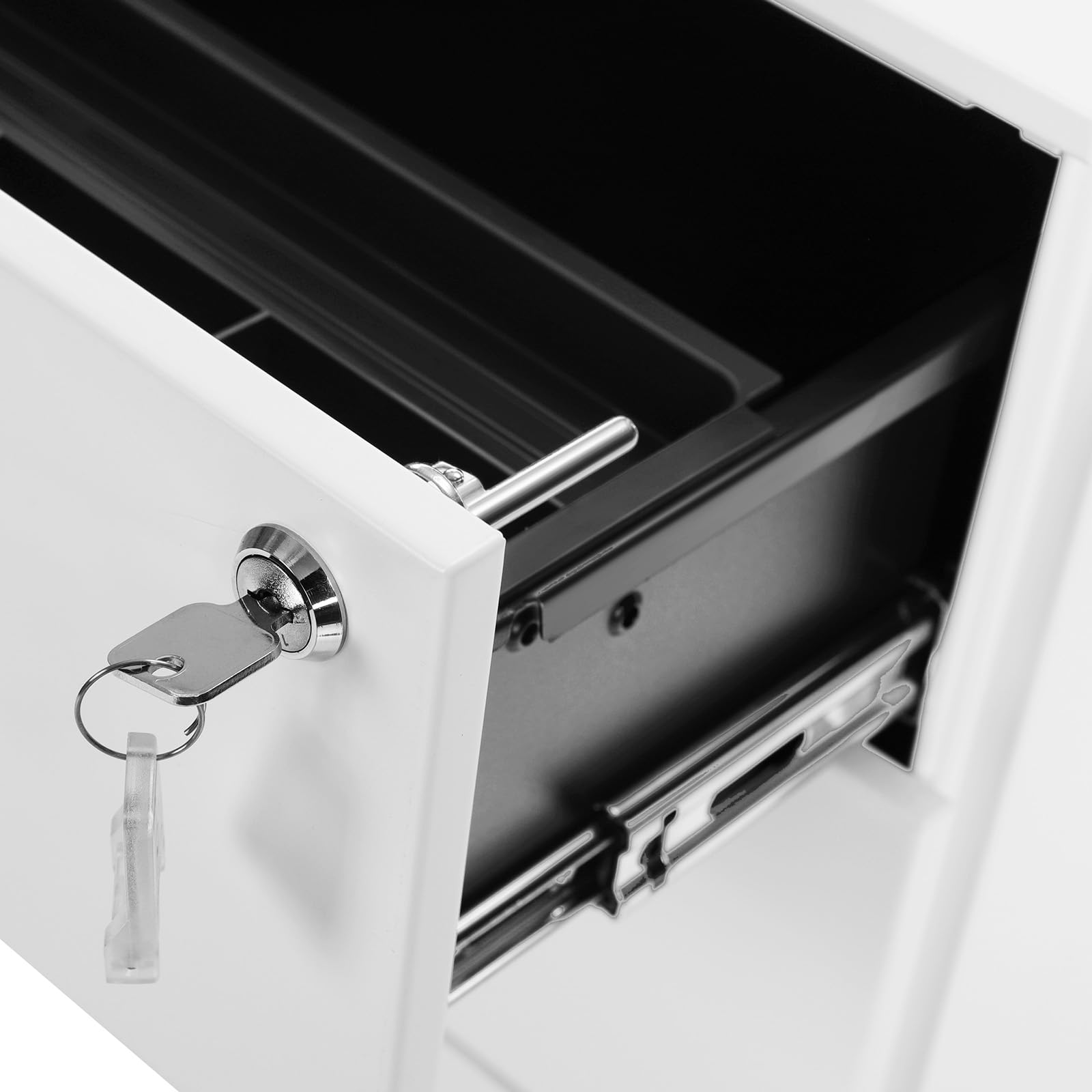 songmics-schubladenschrank-ofc63wt-rollcontainer-metall-45-x-39-x-54-cm-3-schubl image 5