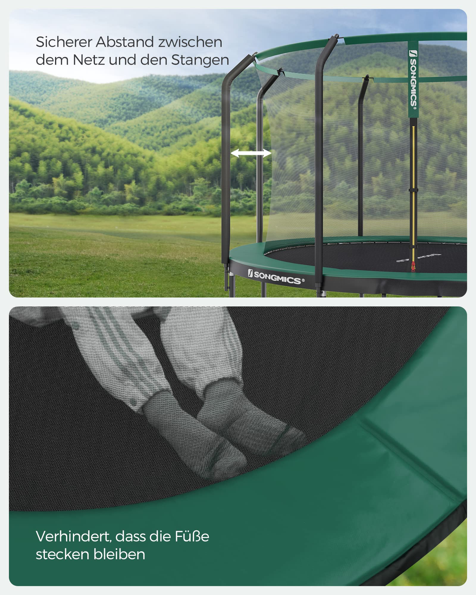 songmics-trampolin-outdoor-rund-244cm-mit-netz-und-leiter image 3