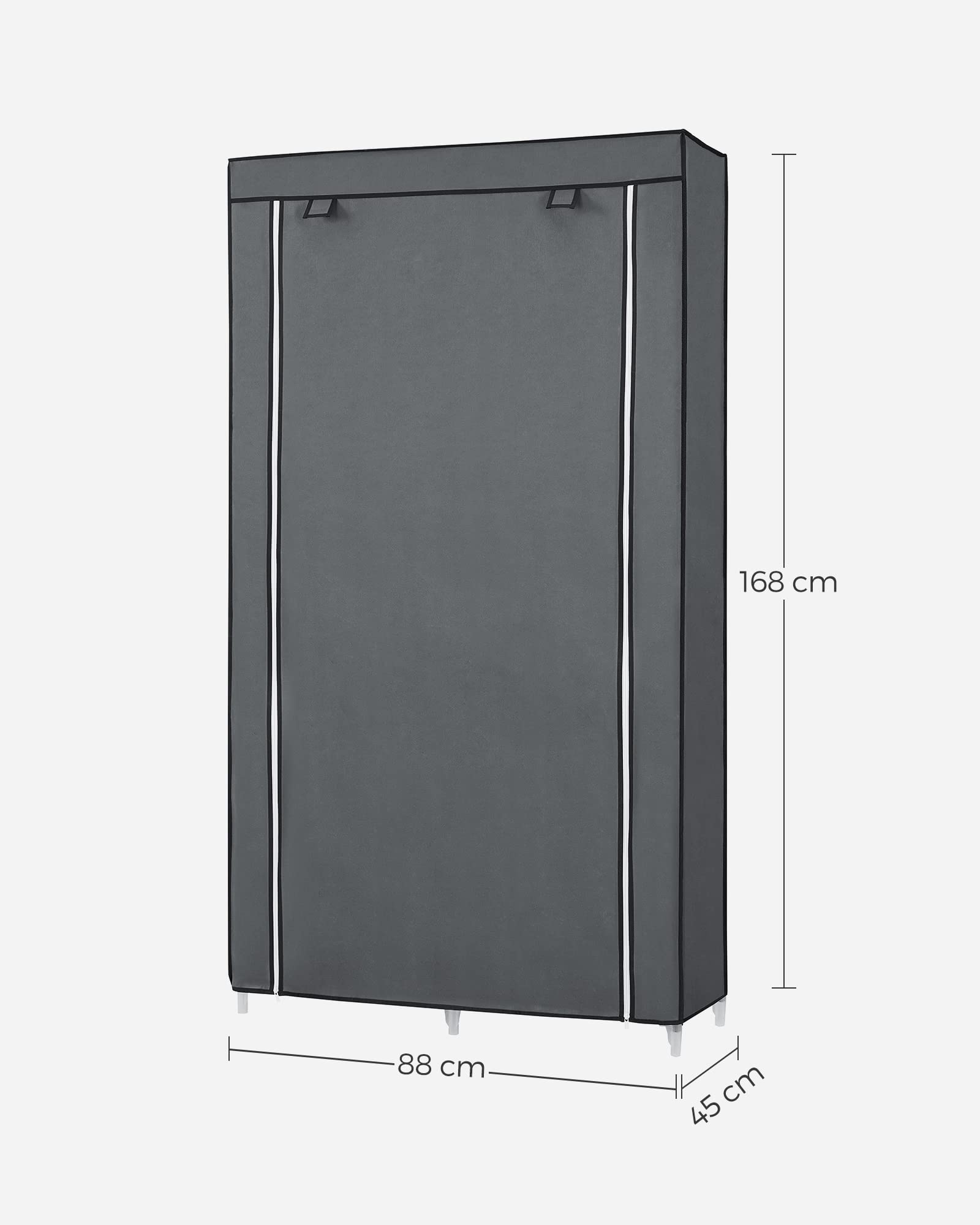 songmics-kleiderschrank-stoffschrank-ryg84g-grau-88-x-45-x-168-cm-mit-6-ablagen image 7