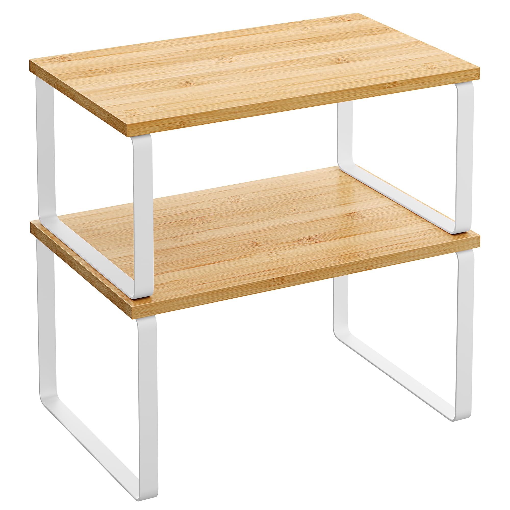 songmics-kcs02nw-gew-rzregal-2er-set-k-chen-organizer-stapelbar-wolkenwei-naturb image 1