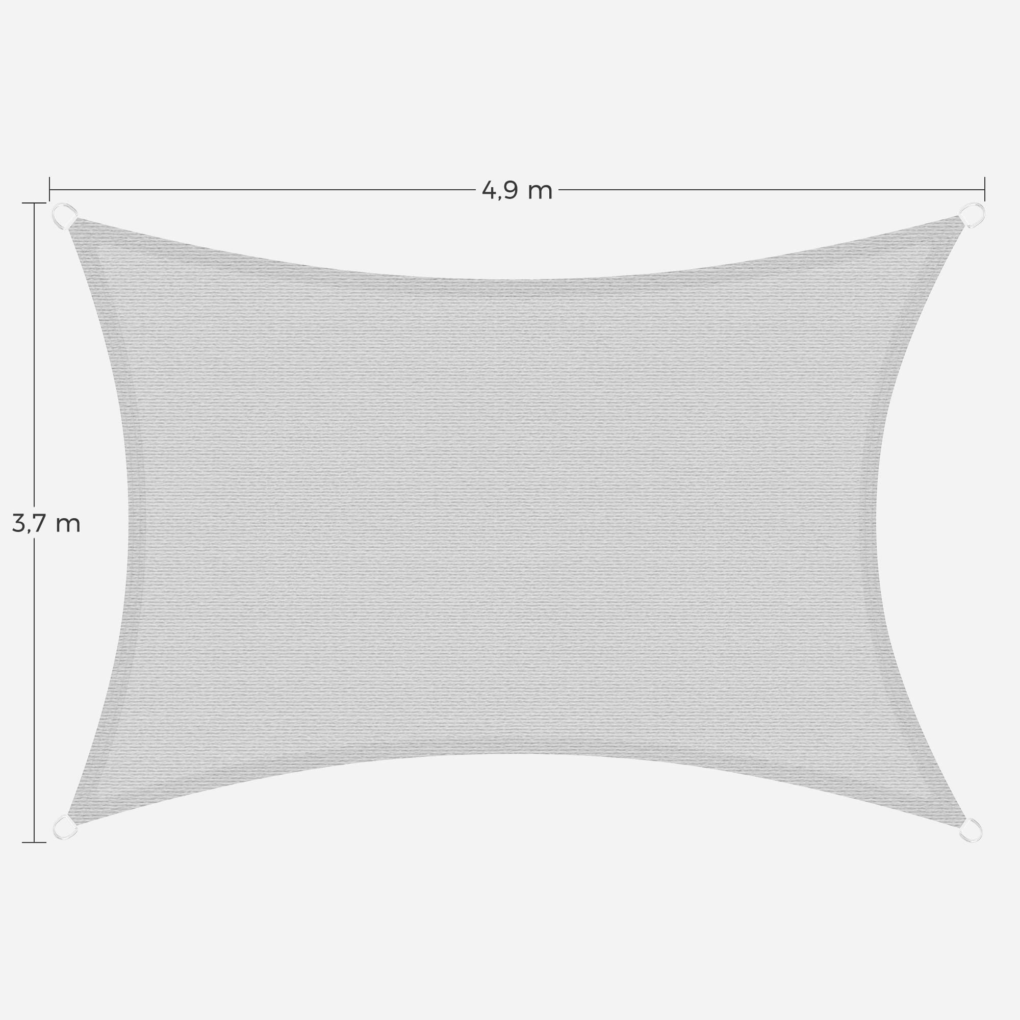 songmics-gss003g02-sonnensegel-4-9-x-3-7-m-hdpe-uv-schutz-grau image 4