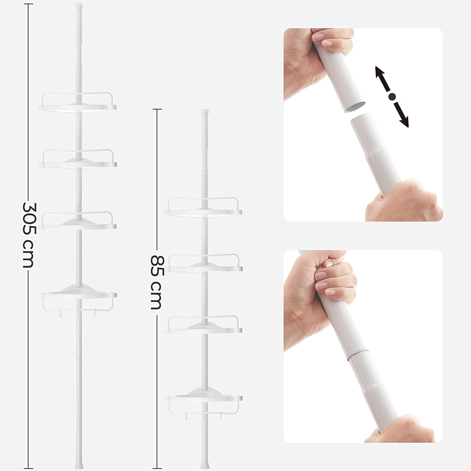songmics-duschregal-bcb001a-teleskop-badezimmerregal-85-305-cm-mit-4-ablagen image 3