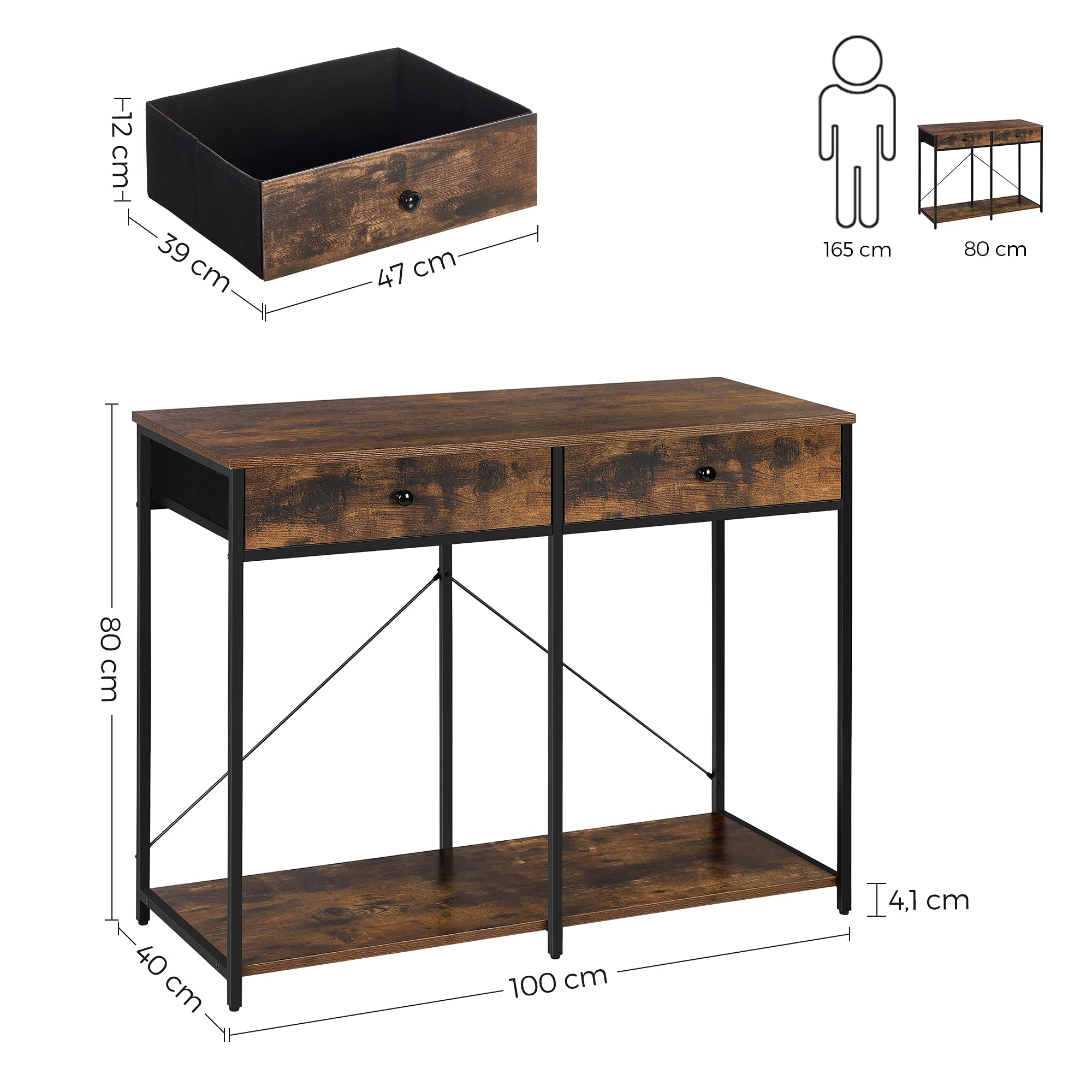 songmics-konsolentisch-lgs022b01-beistelltisch-im-industrie-design-mit-2-stoffsc image 3